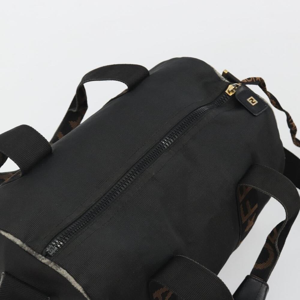 Fendi FF Canvas Handbag Black - Picture 4 of 14